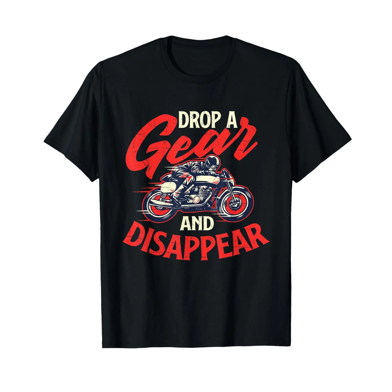 Motorcycle Gear Wash - تي شيرت Drop A Gear and