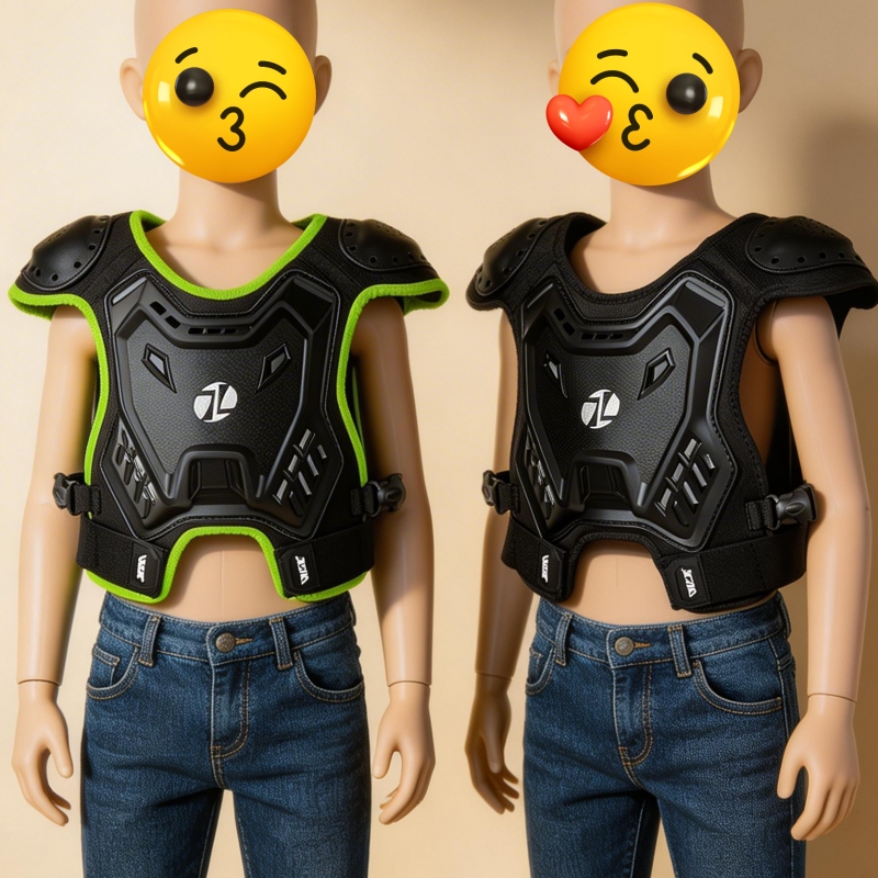 Motorcycle Gear For Kids - سترة واقية للأطفال للدراجات النارية، واقي