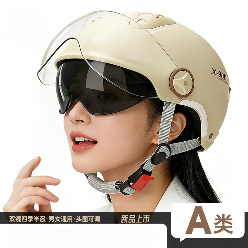 Motorcycle Gear Essentials - خوذة صيفية عالمية للدراجات الكهربائية والدراجات