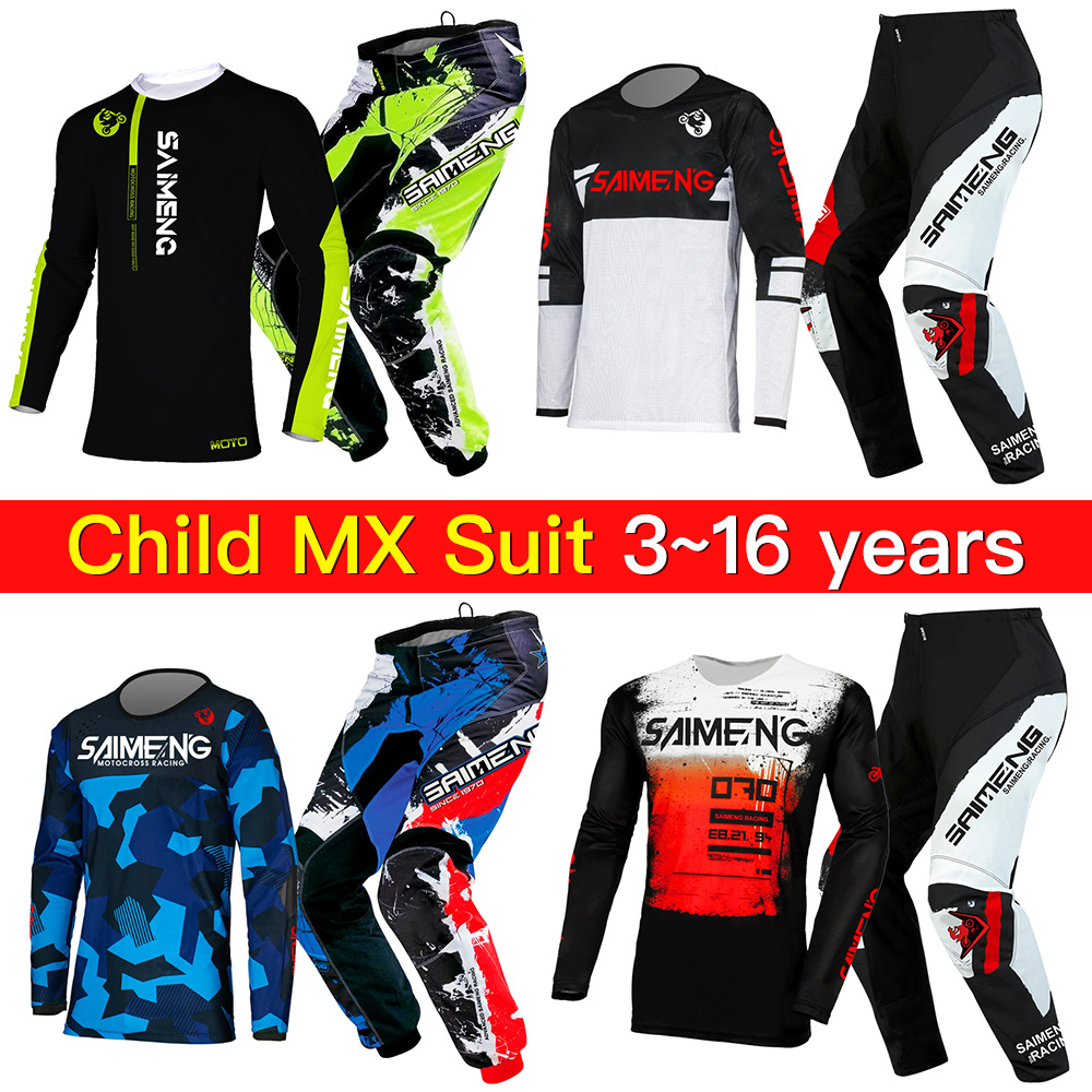 Motorcycle Gear For Kids - بدلة إندورو للأطفال، ملابس دراجات نارية