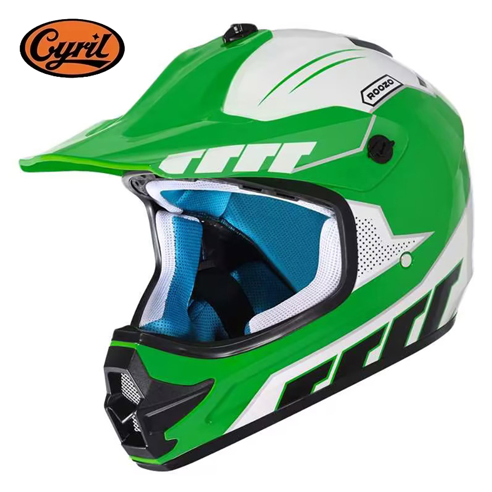 Motorcycle Gear For Kids - مجموعة معدات موتوكروس للأطفال مع خوذة