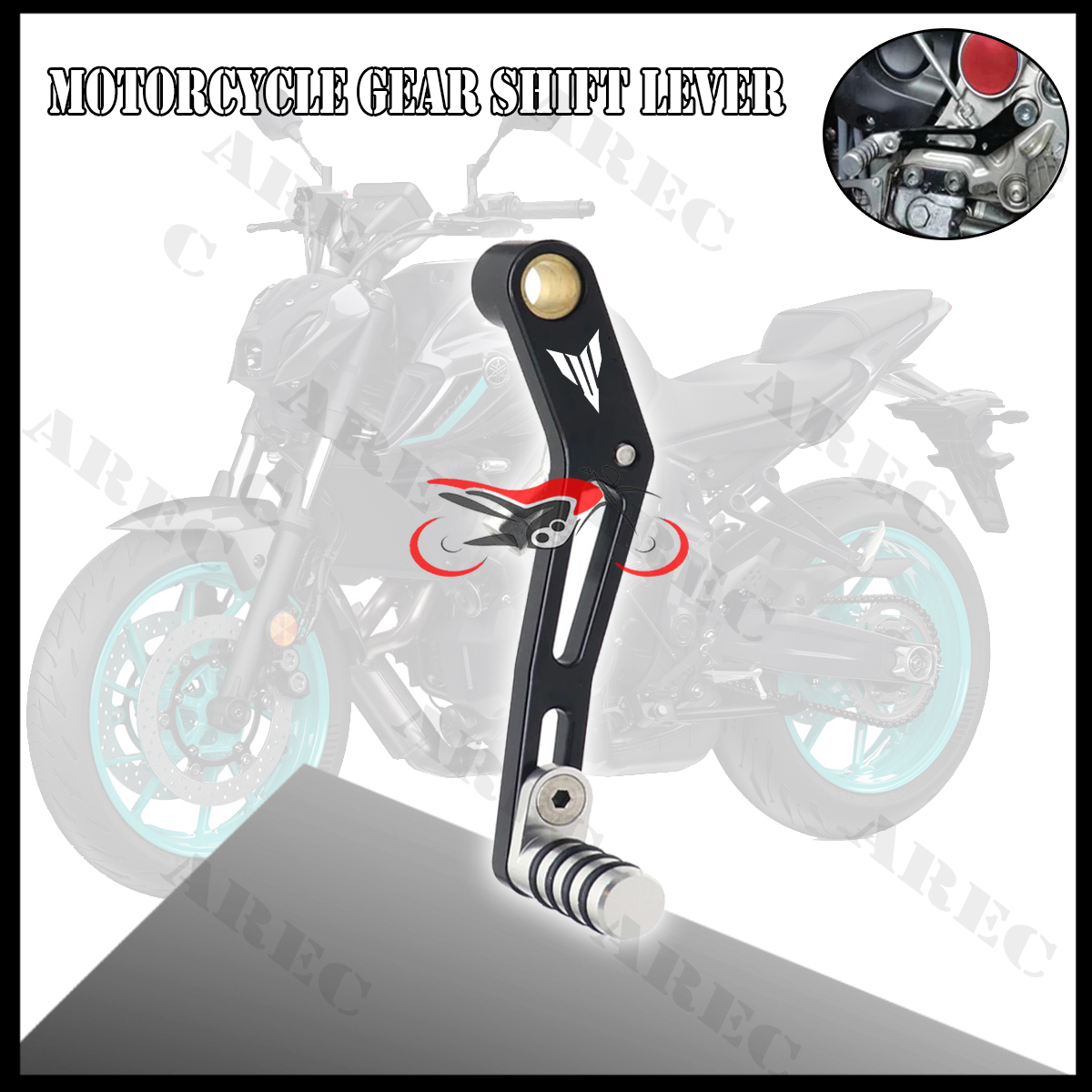 XSR700 MT07 الراسم معدات الدرج - مراجعة Motorcycle Gear Yamaha وسعره