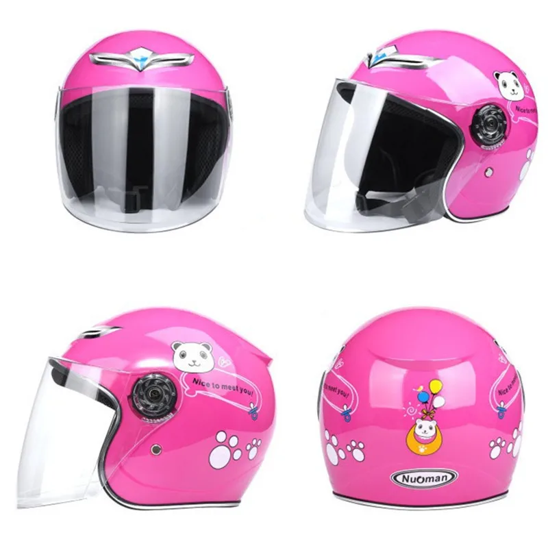 خوذة أطفال خفيفة الوزن مفتوحة  - مراجعة Motorcycle Gear For Kids وسعره