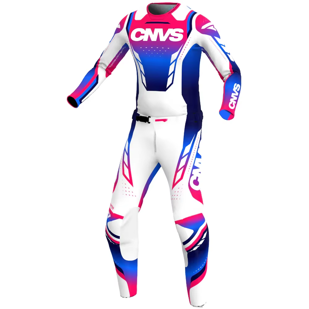 طقم ملابس دراجات نارية CNVS RE - مراجعة Motorcycle Gear White وسعره