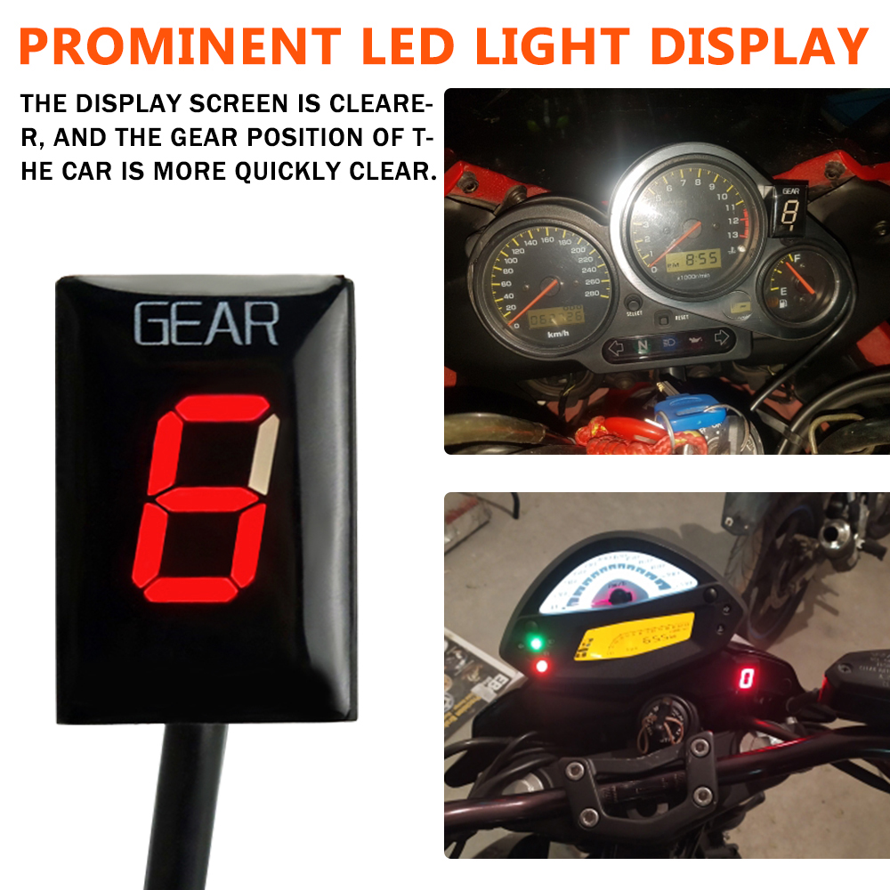 مؤشر عرض معدات الدرجات النارية - مراجعة Gear Indicator Display وسعره