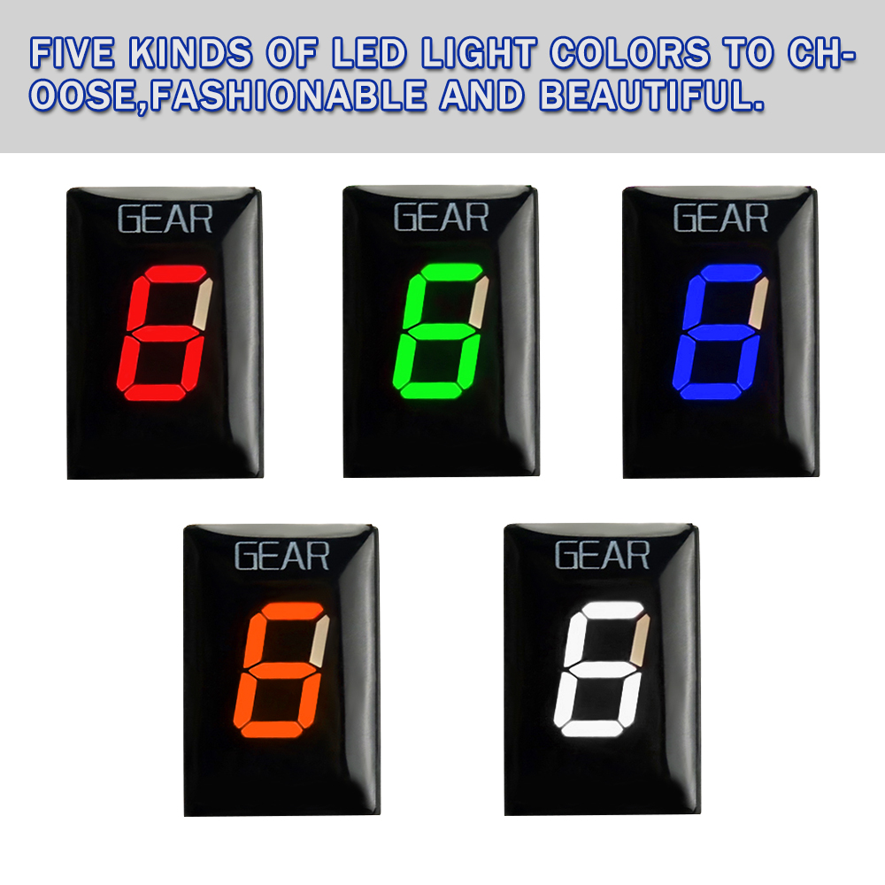 مؤشر تروس الدراجات النارية لهو - مراجعة Gear Indicator Display وسعره