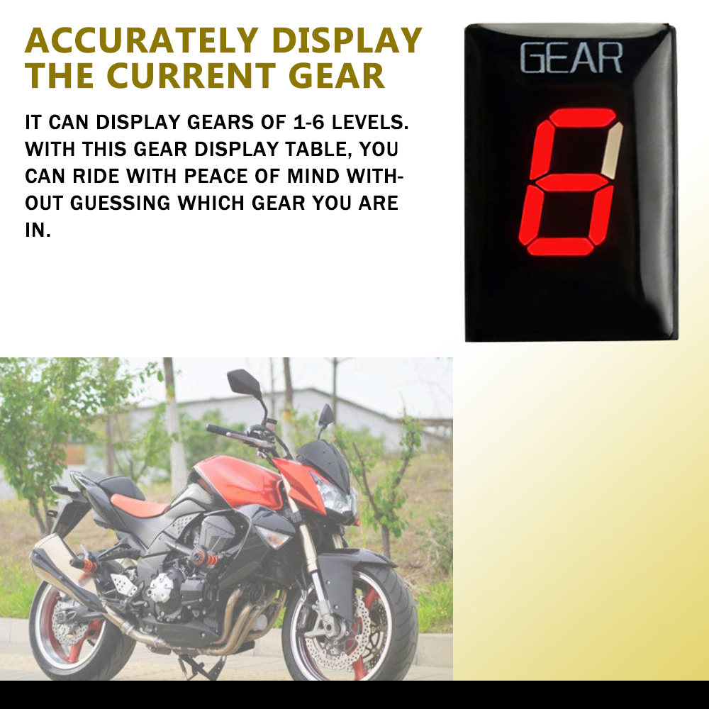 لكاواساكي Z750 Z1000 Z-750 Z-1 - مراجعة Gear Indicator Display وسعره