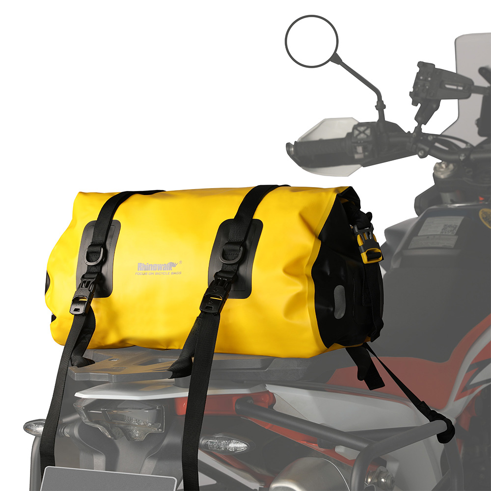 حقيبة ذيل الدراجة النارية Rhin - مراجعة Motorcycle Gear Travel Bag وسعره