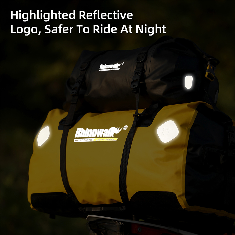 حقيبة ذيل الدراجة النارية Rhin - مراجعة Motorcycle Gear Travel Bag وسعره