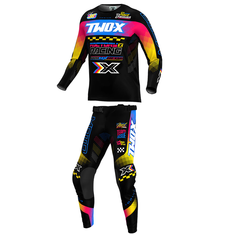 طقم جديد من قميص وبنطلون Two-X - مراجعة Motorcycle Gear White وسعره