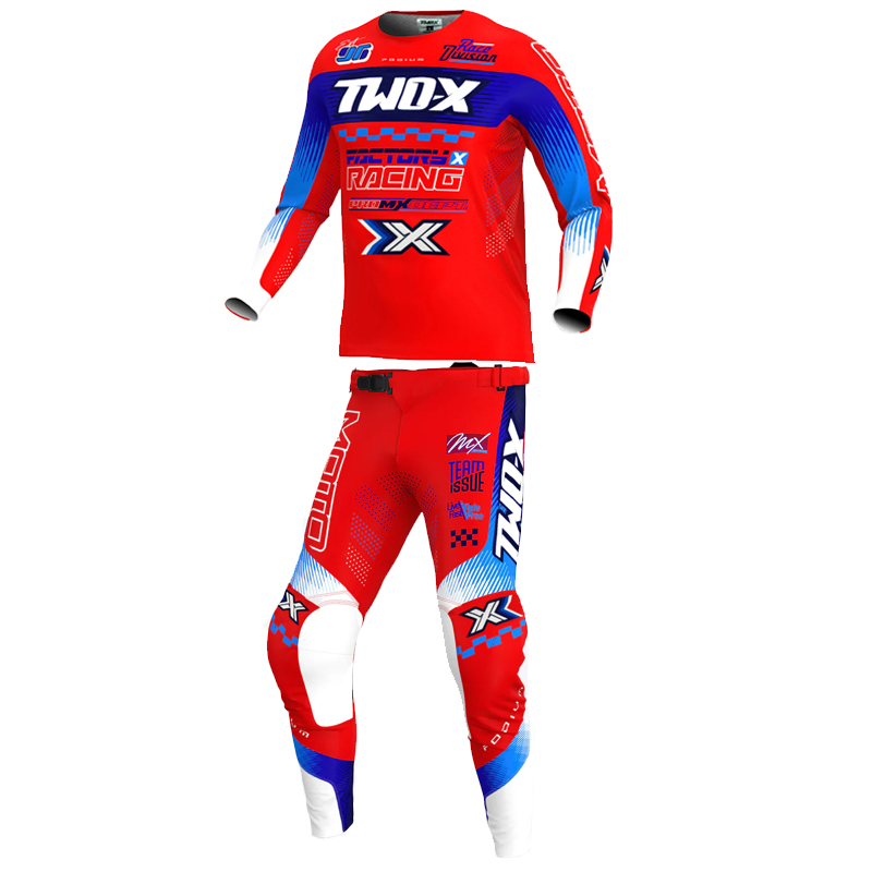 طقم جديد من قميص وبنطلون Two-X - مراجعة Motorcycle Gear White وسعره
