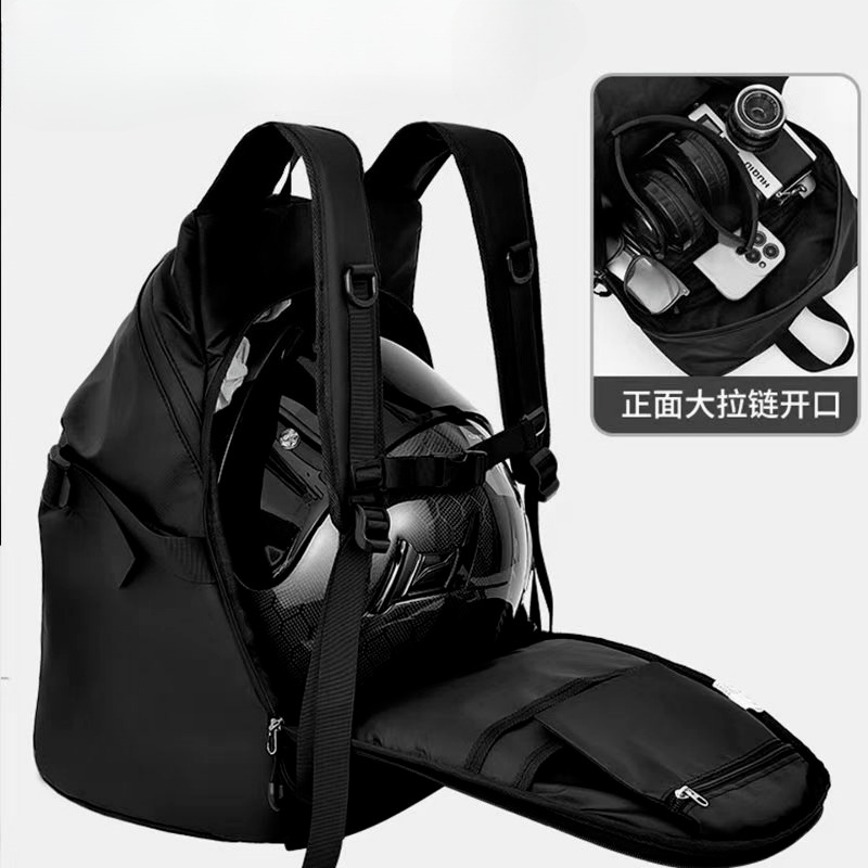 حقيبة خوذة الدراجة النارية - م - مراجعة Motorcycle Gear Essentials وسعره