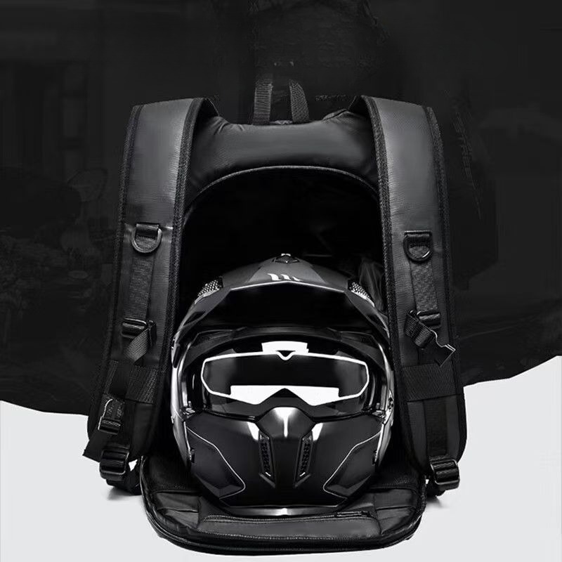 حقيبة خوذة الدراجة النارية - م - مراجعة Motorcycle Gear Essentials وسعره