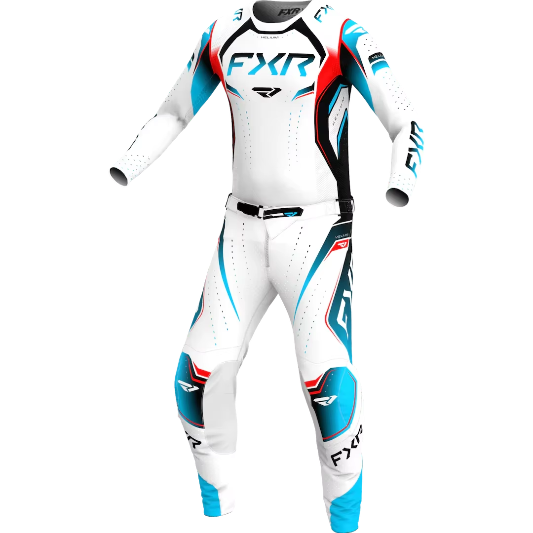 2026 الهيليوم MX جيرسي مجموعة  - مراجعة Motorcycle Gear White وسعره